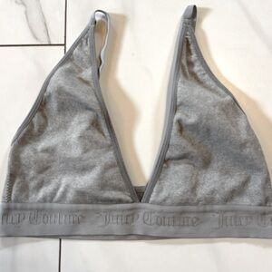 3/$30 Juicy Couture Triangle Bralette size Large - like new!